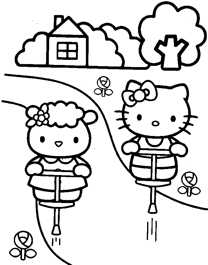 Hello Kitty kolorowanki